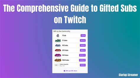 what do gifted subs do|Gifted subs on Twitch